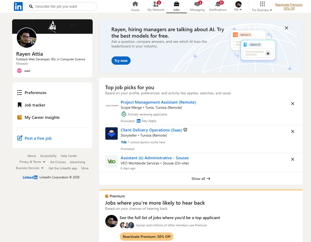 LinkedIn screenshot
